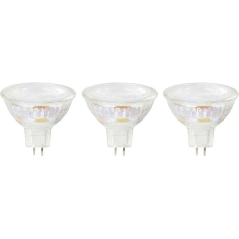Sygonix SY-4893258 LED CEE E (A - G) GU5.3 3.4 W = 35 W blanc chaud (Ø x H) 50 mm x 44 mm 3 pc(s)