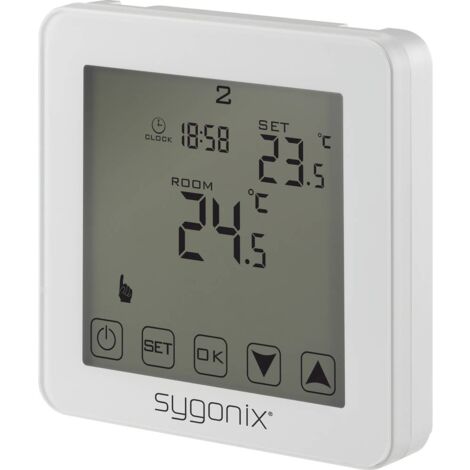 Sygonix SY-4961570 Touch 2 Termostato ambiente Da incasso Settimanale 1 pz.