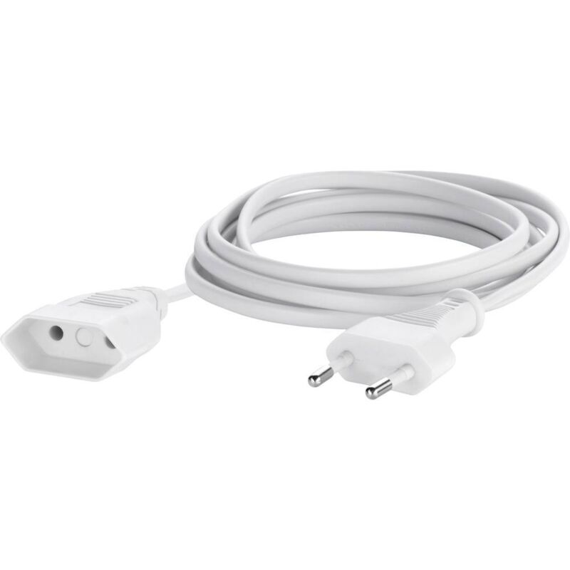 SY-5042680 alimentation rallonge blanc 5.00 m - Sygonix