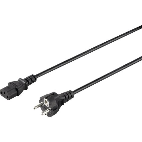 Sygonix SY-5042694 appareils IEC Câble de raccordement noir 1.50 m S592142