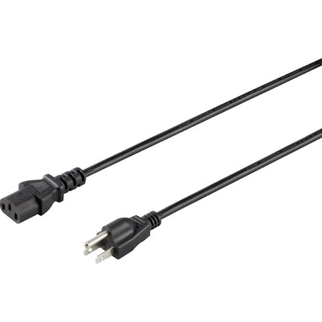 Sygonix SY-5042706 appareils IEC Câble de raccordement noir 2.00 m