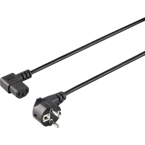 Sygonix SY-5042710 appareils IEC Câble de raccordement noir 2.00 m S592332
