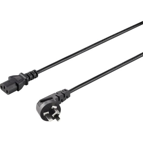 Sygonix SY-5042712 appareils IEC Câble de raccordement noir 2.00 m S592382