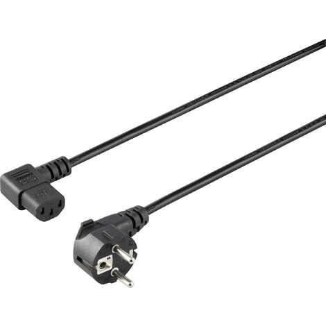 Sygonix SY-5042718 appareils IEC Câble de raccordement noir 1.50 m S592302