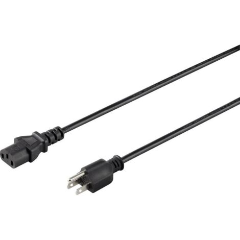 Sygonix SY-5042736 appareils IEC Câble de raccordement noir 2.00 m S592862