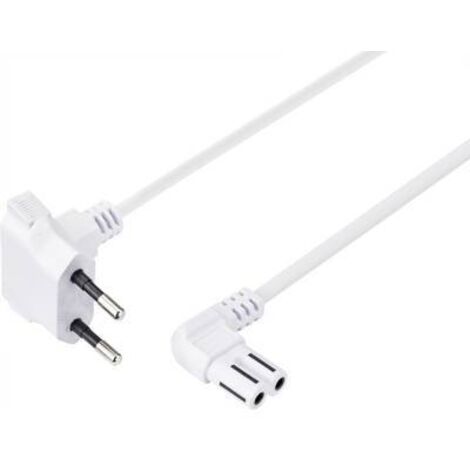 Sygonix SY-5043434 alimentation Cordon électrique blanc 1.50 m S594942