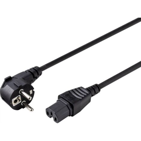 Sygonix SY-5043444 chauffages Cordon électrique noir 2.00 m S594552