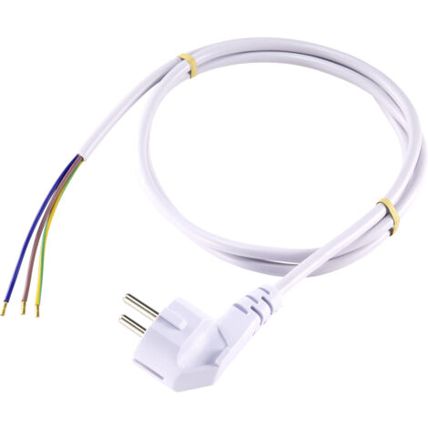 Sygonix SY-5043482 Strom Anschlusskabel  Weiß 2.00 m