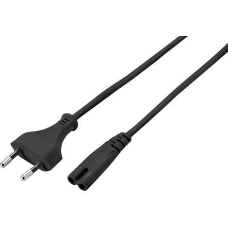Sygonix SY-5043508 alimentation Cordon électrique noir 5.00 m S594312