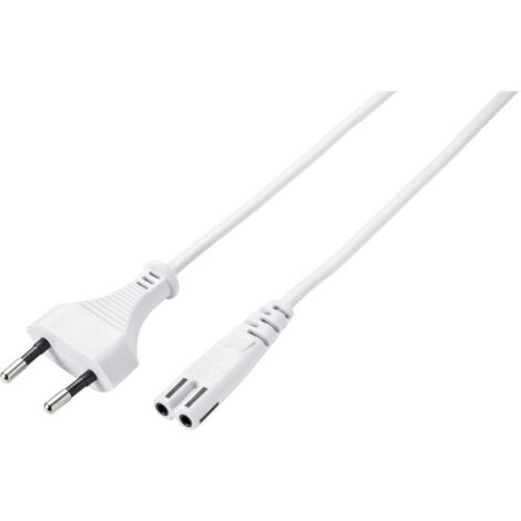 Sygonix SY-5044236 alimentation Cordon électrique blanc 3.00 m S559962