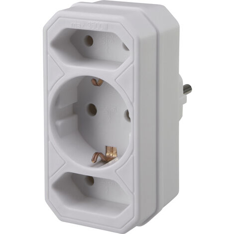 Sygonix SY-5044474 1 Stück Steckdosen-Verteiler Weiß
