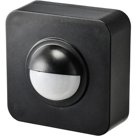 Sygonix SY-5046552 Aufputz PIR-Bewegungsmelder 120 °  Schwarz IP65