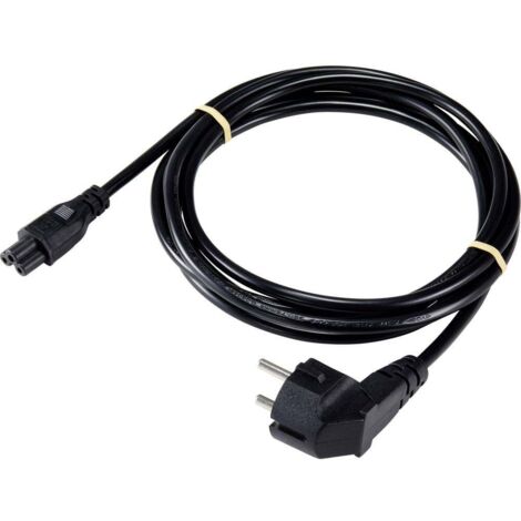 Sygonix SY-5178376 ordinateur portable Cordon électrique noir 7.50 m S609662