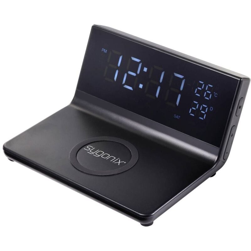 Sygonix - Station de charge Alarm Clock with Wireless Charger SY-5459860