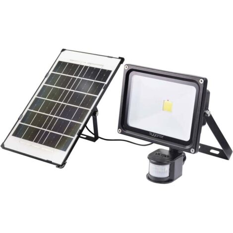 Sygonix SY-5461110 Spot solaire avec détecteur de mouvements 30 W Couleur d'éclairage (ampoule LED):