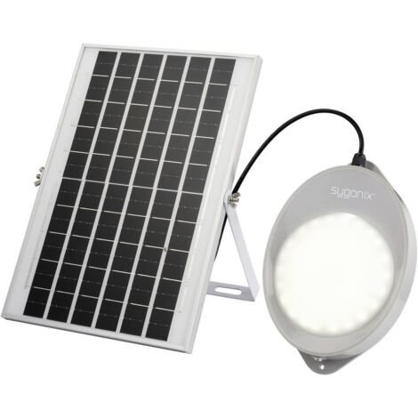 Sygonix SY-5596934 Applique solaire extérieure avec détecteur de mouvement LED 10 W gris D061842