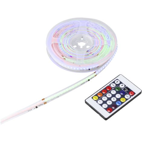 Sygonix SY-5773494 Ruban LED (Set complet) avec connecteur mâle 230 V 5 m RVB 1 pc(s)