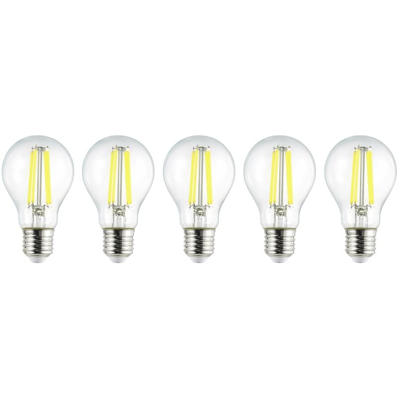 SY-5781466 led cee a (a - g) E27 3.8 w = 60 w blanc chaud (ø x h) 60 mm x 104 mm à filament 5 pc(s) C074222 - Sygonix