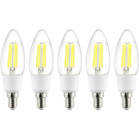 Sygonix SY-5781472 LED EEK A (A - G) E14 2.2 W = 40 W Warmweiß (Ø x H) 35 mm x 110 mm Filament 5 St