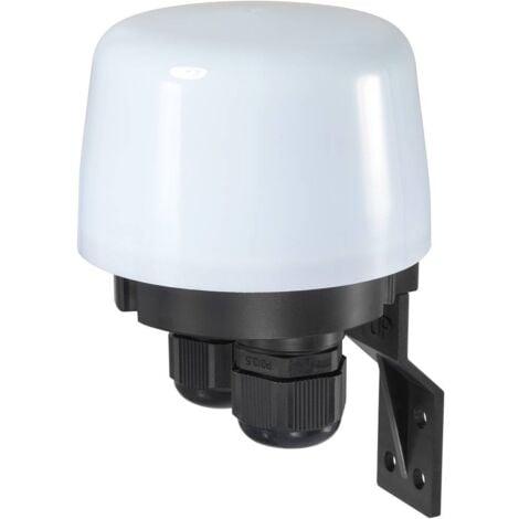Sygonix SY-5836544 Interrupteur crépusculaire blanc, noir 230 V/AC 1 NO (T)