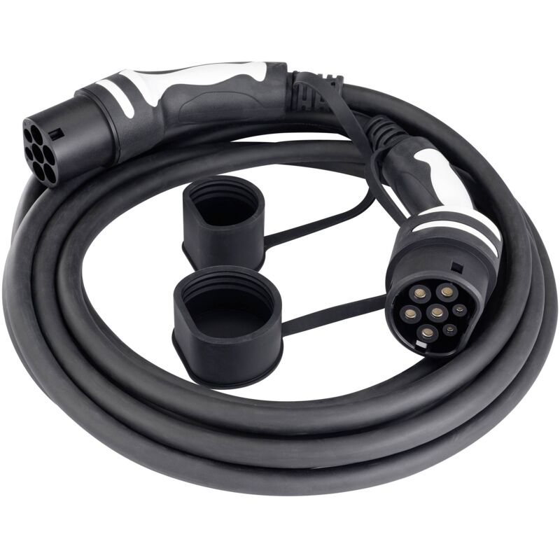 SY-5836546 Câble de charge pour véhicule électrique 5.00 m adapté pour une utilisation extérieure - Sygonix