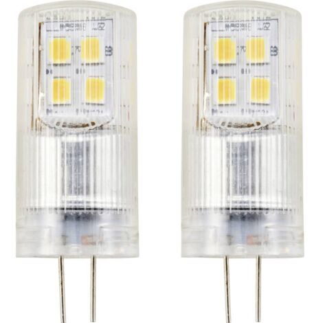 Sygonix SY-6442044 LED CEE F (A - G) G4 2.6 W = 28 W blanc chaud (Ø x L) 15 mm x 40 mm 2 pc(s)