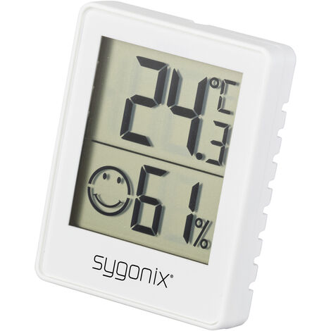 Sygonix  Thermo-/Hygrometer Weiß SY-5267052