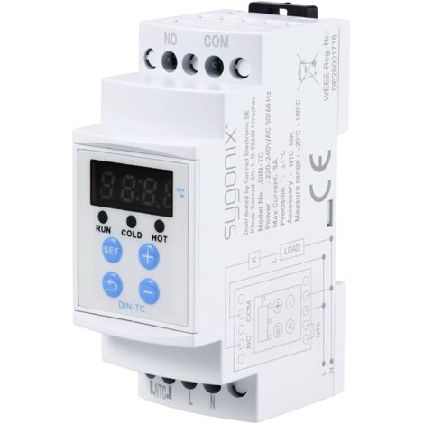 Sygonix Thermo-interrupteur -20 - 100 °C