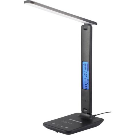 Sygonix TX26C SY-4963268 Lampe de bureau noir W698212
