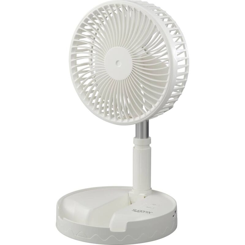 Sygonix Ventilateur USB 2.5 W (Ø x H) 197 mm x 975 mm blanc