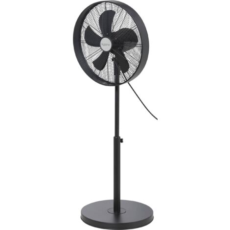 Sygonix Ventilateur sur pied 50 W (Ø x H) 445 mm x 1200 mm noir hauteur réglable