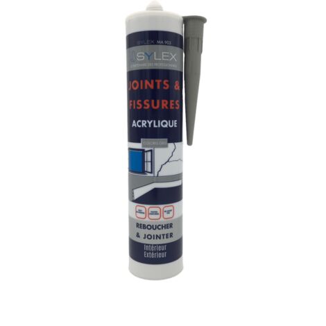 Sylex MA 903 Mastic Joints et Fissures 280ml Gris  Couleur: GRIS