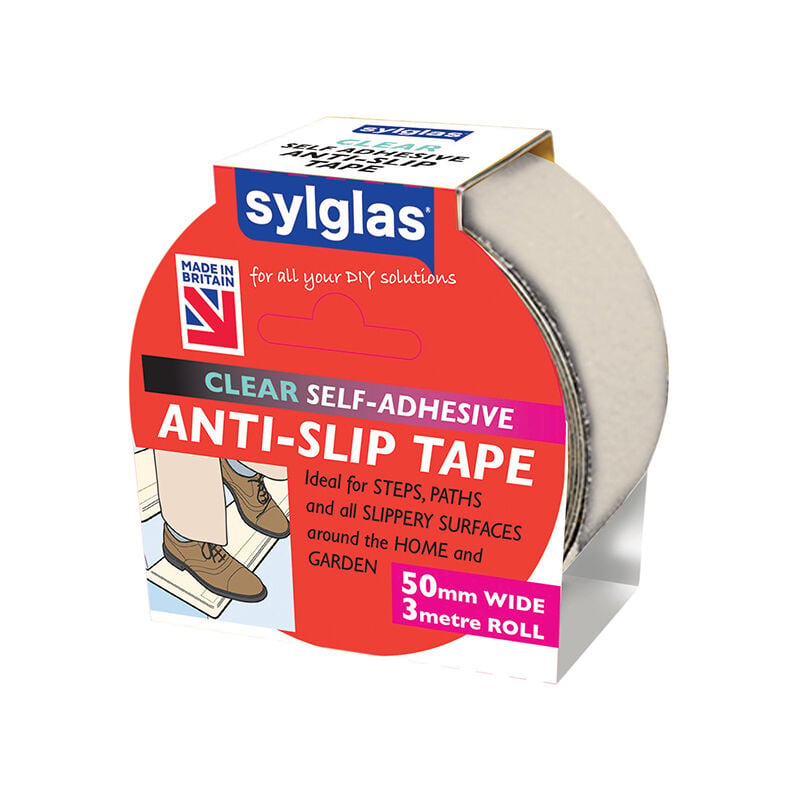 Anti-Slip Tape 50mm x 3m Clear sylastcl - Sylglas