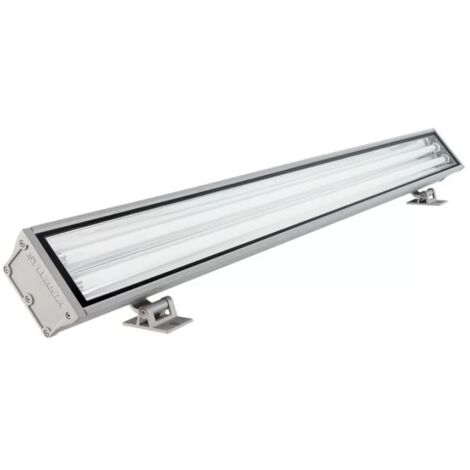 Sylvania 0049468 Projecteur Floodline 3 908mm Gris Symétrique T5 2x21W G5 - Ballast électronique