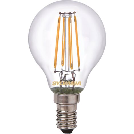 Sylvania - LAMPDINA LED Toledo Retro sfera V4 CL 470LM 827 E14 BIANCA