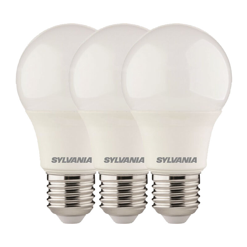 Amp Led8w Std 806lm Bn E27 X3 0.30 Deee Blanc Mlt Sylvania 29586
