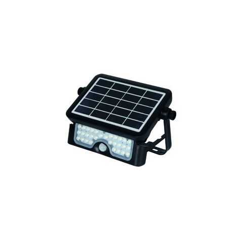 Sylvania – Projecteur solaire LED 450 lm – Température de couleur 4000 K – Détecteur de mouvement PIR – Installation sans câblage