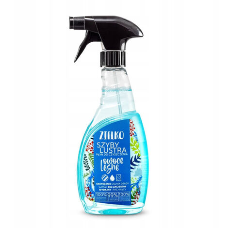 SYLVECO Zielko Liquido detergente per specchi in vetro Frutti di bosco 500 ml