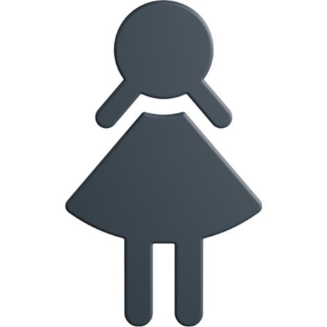 Symbol Frau 801.91B020 PA Farb-Nr.92 B.87mm H.150mm S.3mm