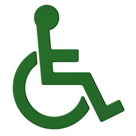 Symbole Fauteuil SERIE 801 autocollant. Polyamid vert