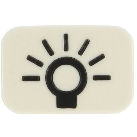 Symbole pour bouton-poussoir lumière