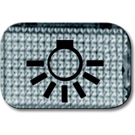 Symbole pour bouton-poussoir lumière