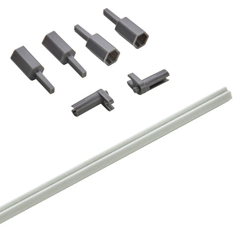 Synchronisationsstange für Schubladensystem JUNKER SLIM H: 167 mm anthrazit mit Push to Open