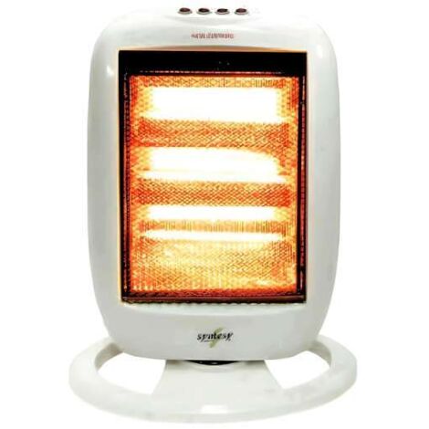 Syntesy Stufa Elettrica Alogena Rotante 1200W - 35x17x59 cm
