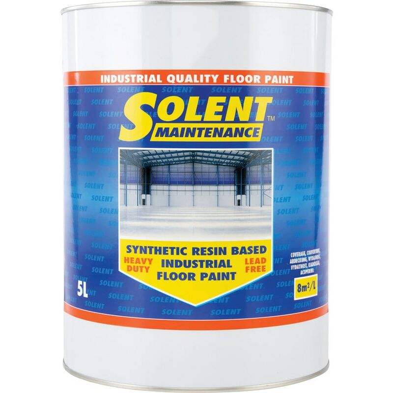Synthetic Resin Based Industrial Tile Red Floor Paint - 5LTR - Solent Maintenance
