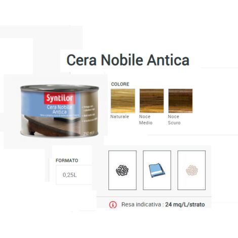 SYNTILOR - CERA NOBILE ANTICA 250 ML NATURALE