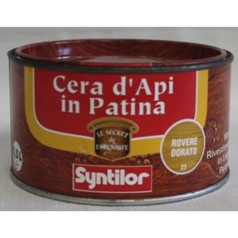SYNTILOR - CREMA IN PATINA ALLA CERA D'API 0,5 L ROVERE DORATO