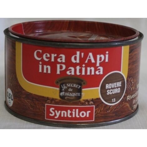 SYNTILOR - CREMA IN PATINA ALLA CERA D'API 0,5 L ROVERE SCURO