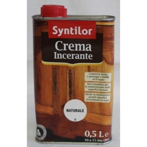 SYNTILOR - CREMA INCERANTE ALLA CERA D'API 0,5 L NATURALE