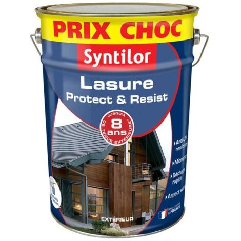 SYNTILOR Lasure SYNTILOR protect & résist chêne clair 5 L